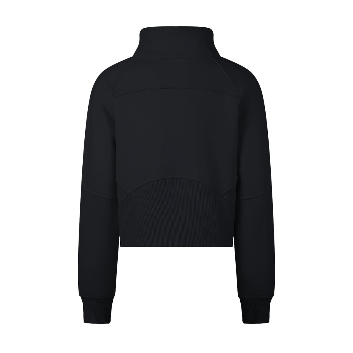 Cropped Half-Zip Sweatshirt