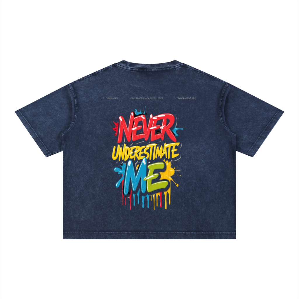 Mineral Wash Boxy Cotton T-Shirt