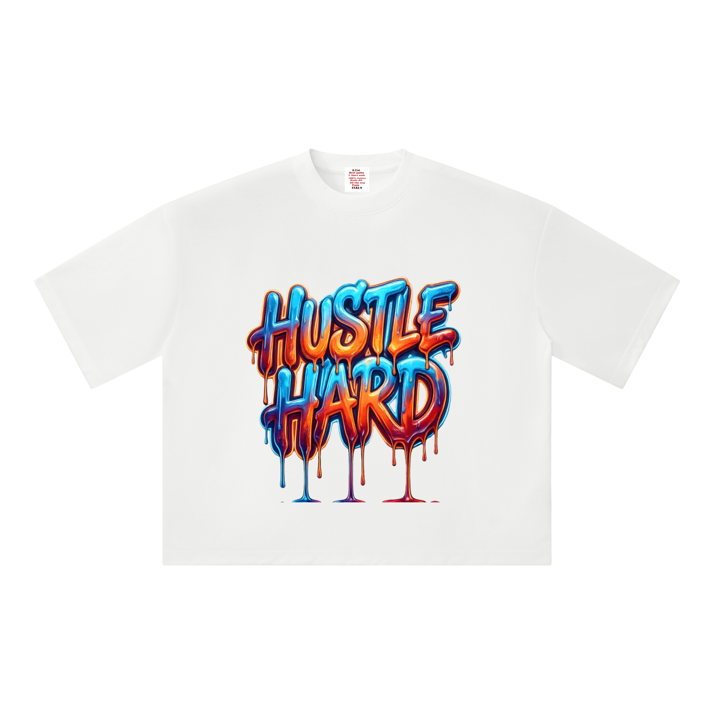 Unisex Boxy Mesh Crewneck T-Shirt