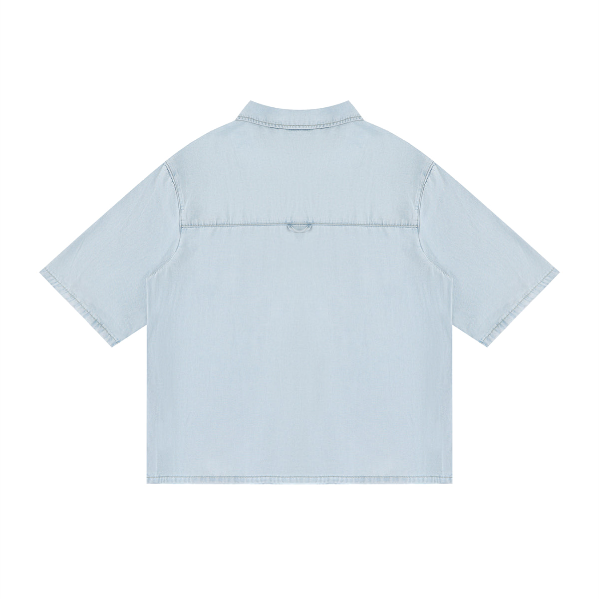 Unisex Vintage Wash Drop Shoulder Lyocell Shirt