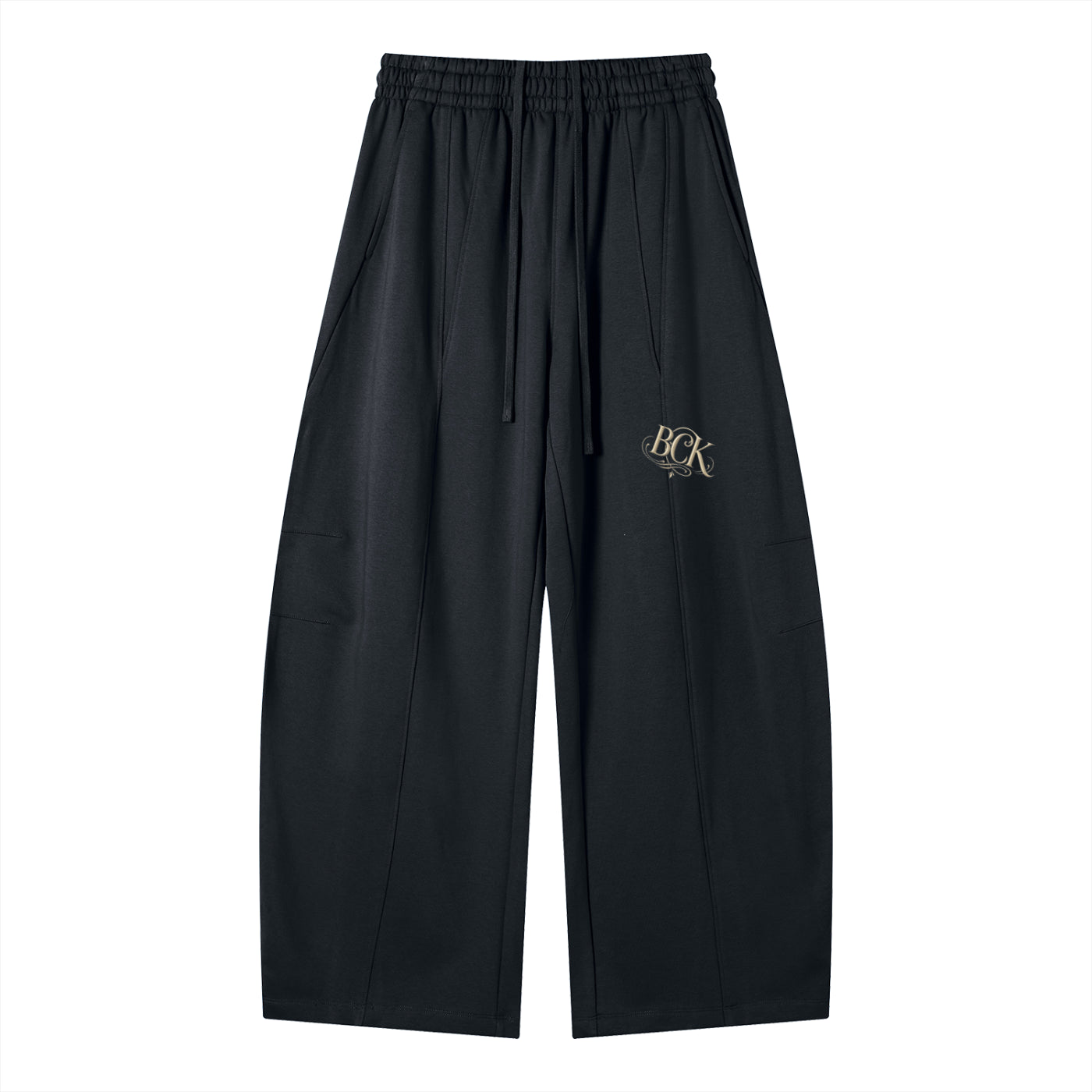 Heavyweight Wide Leg Panel Sweatpants