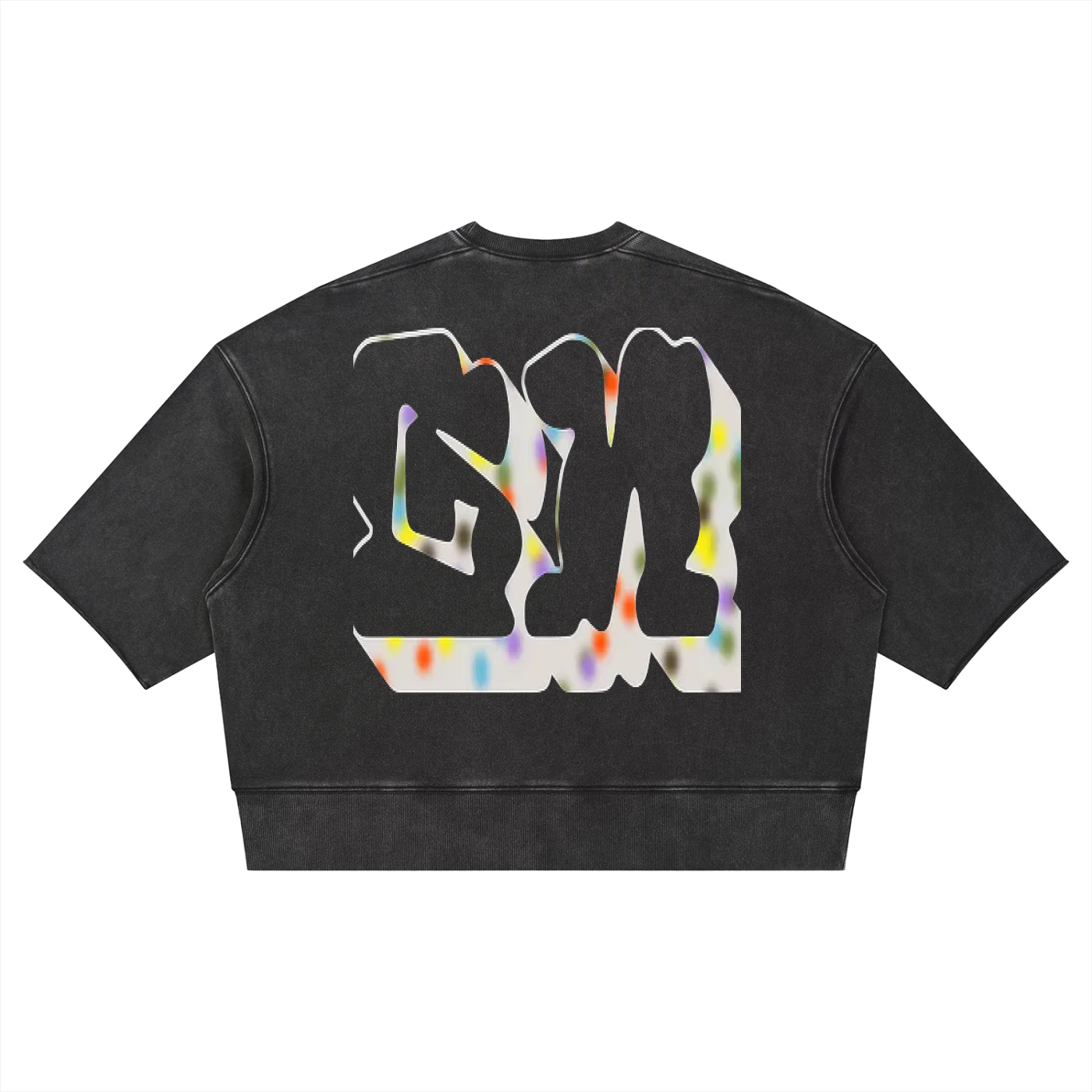 Unisex Mineral Wash Boxy Raw Edge T-Shirt