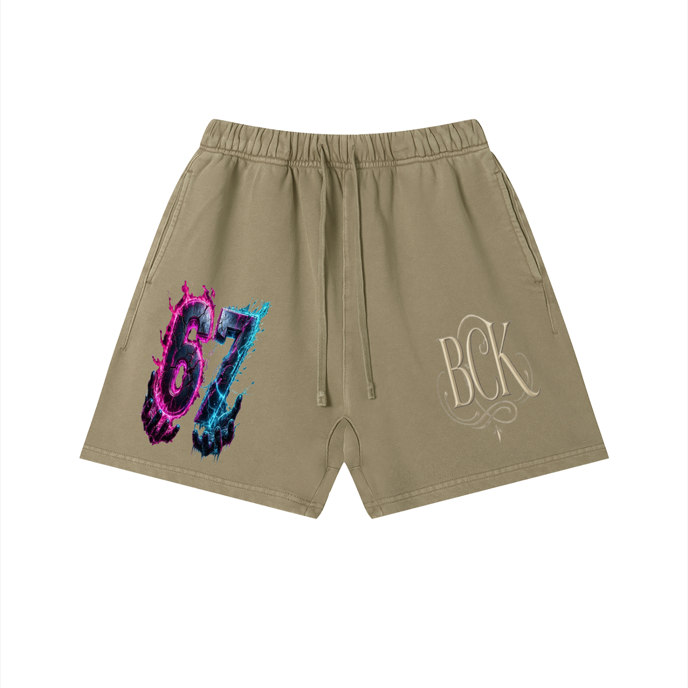 Unisex Vintage Wash Cotton Shorts