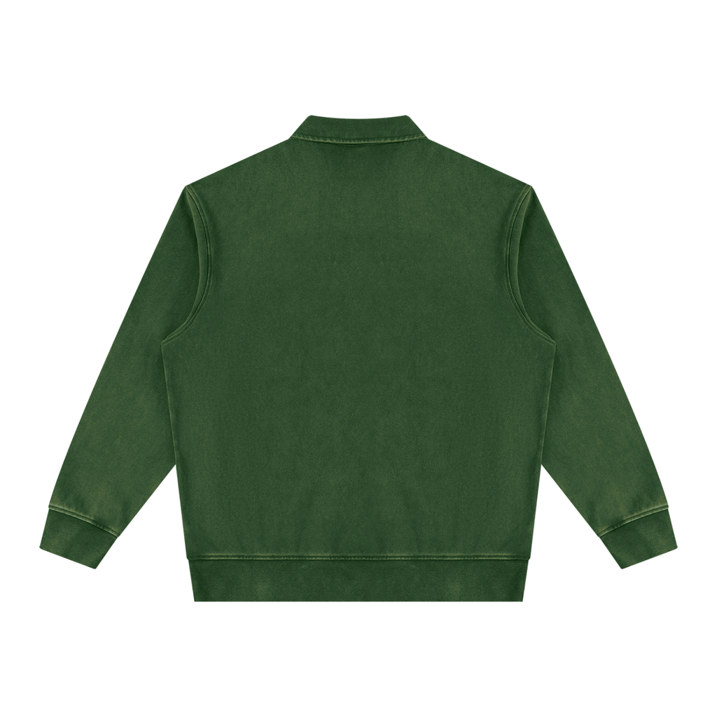 Unisex Vintage Wash Quarter-Zip Sweatshirt