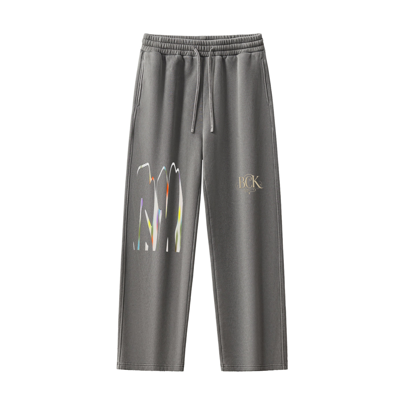 Frayed Enzyme Washed Fleece Sweatpants