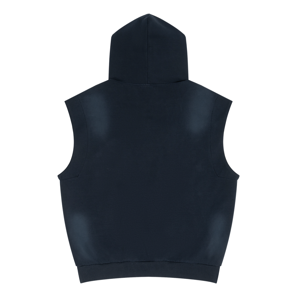 Unisex Vintage Wash Sun Fade Sleeveless Hoodie