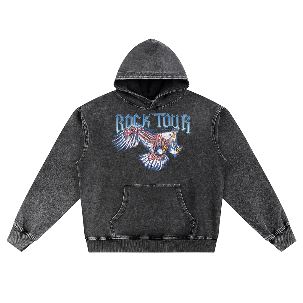 Snow Wash Oversized Hoodie