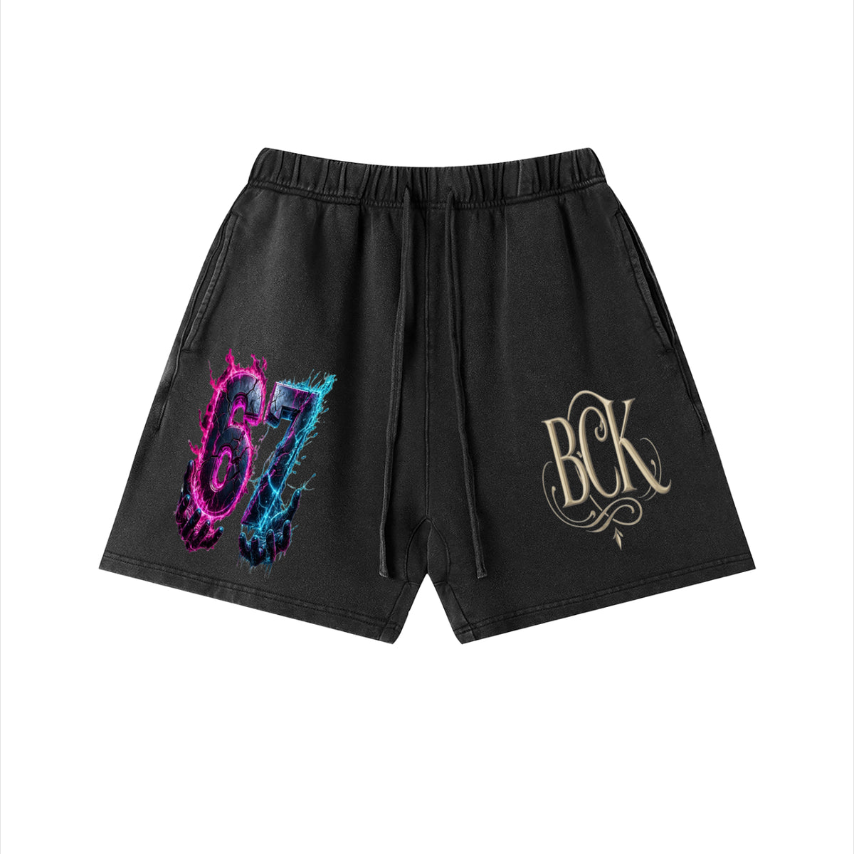 Unisex Vintage Wash Cotton Shorts