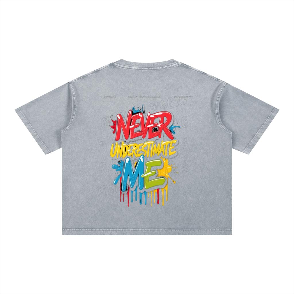 Mineral Wash Boxy Cotton T-Shirt