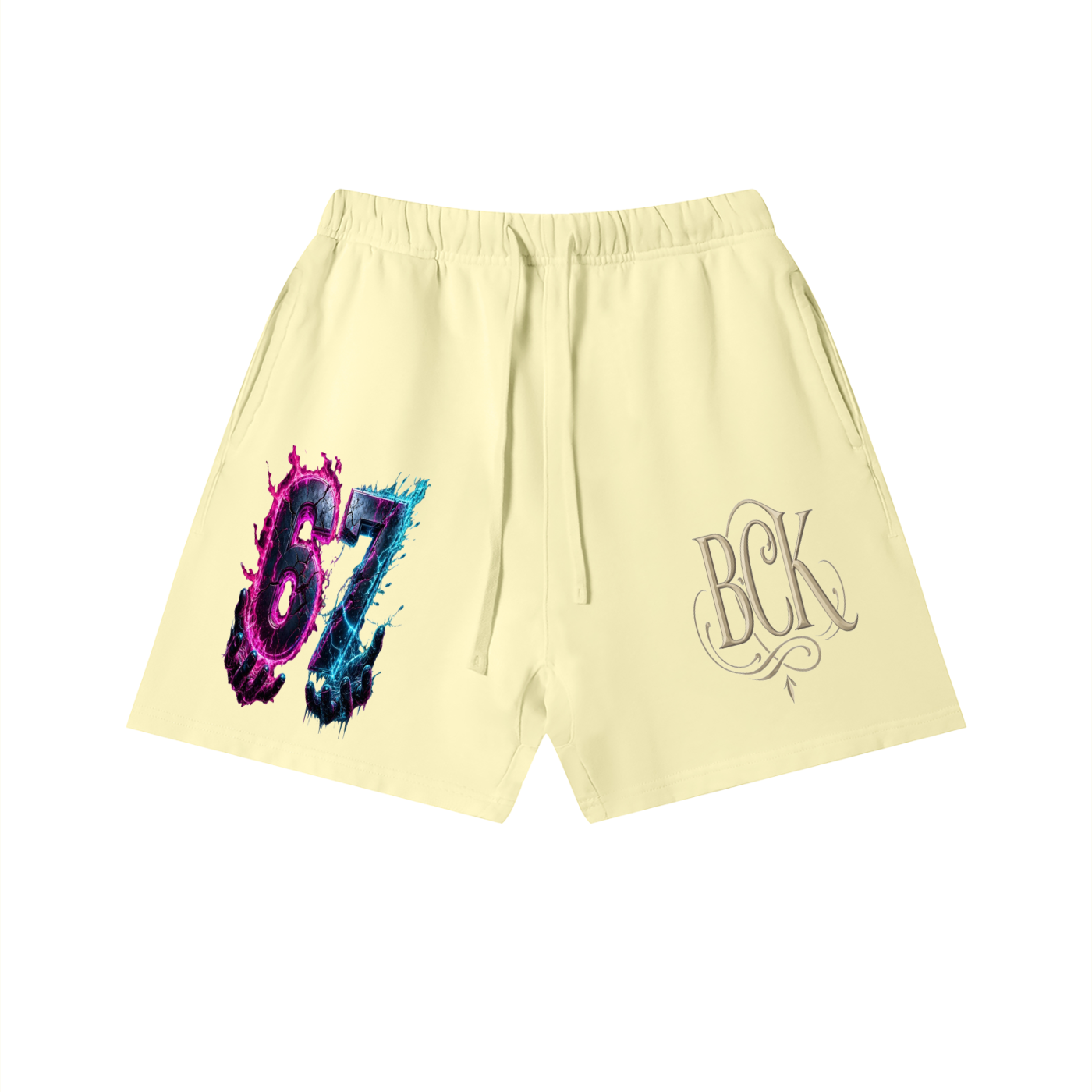 Unisex Vintage Wash Cotton Shorts