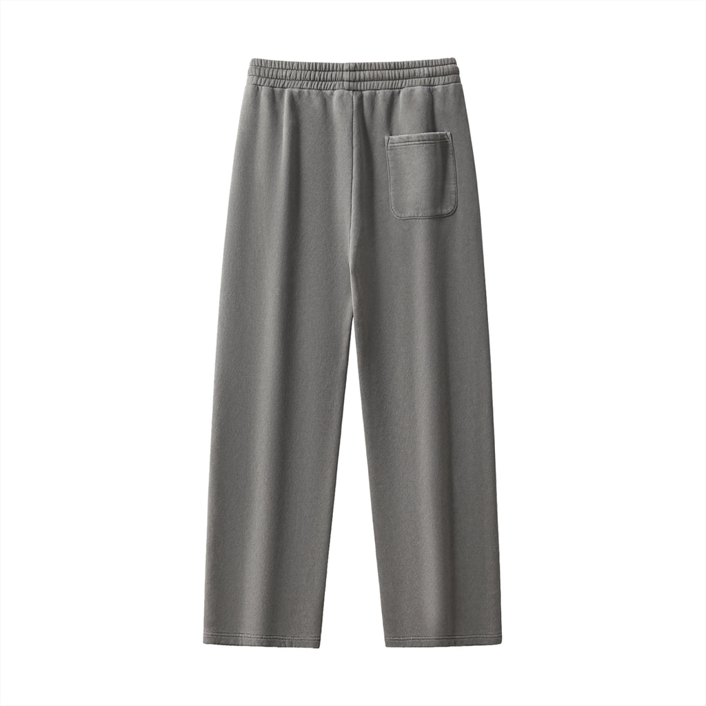 Frayed Enzyme Washed Fleece Sweatpants