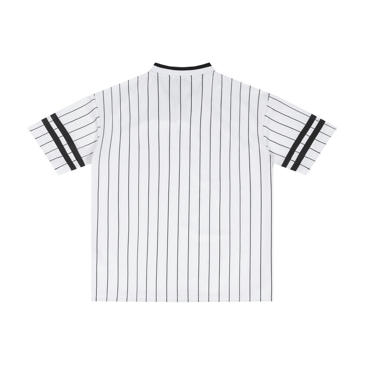 Unisex Striped Loose V-Neck T-Shirt