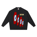 Knitted Round Neck Oversize Sweatshirt