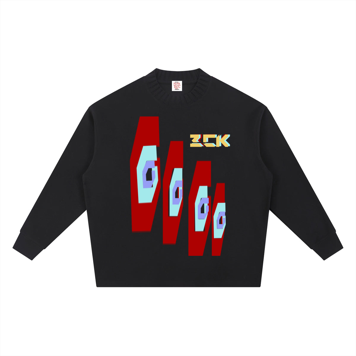 Knitted Round Neck Oversize Sweatshirt
