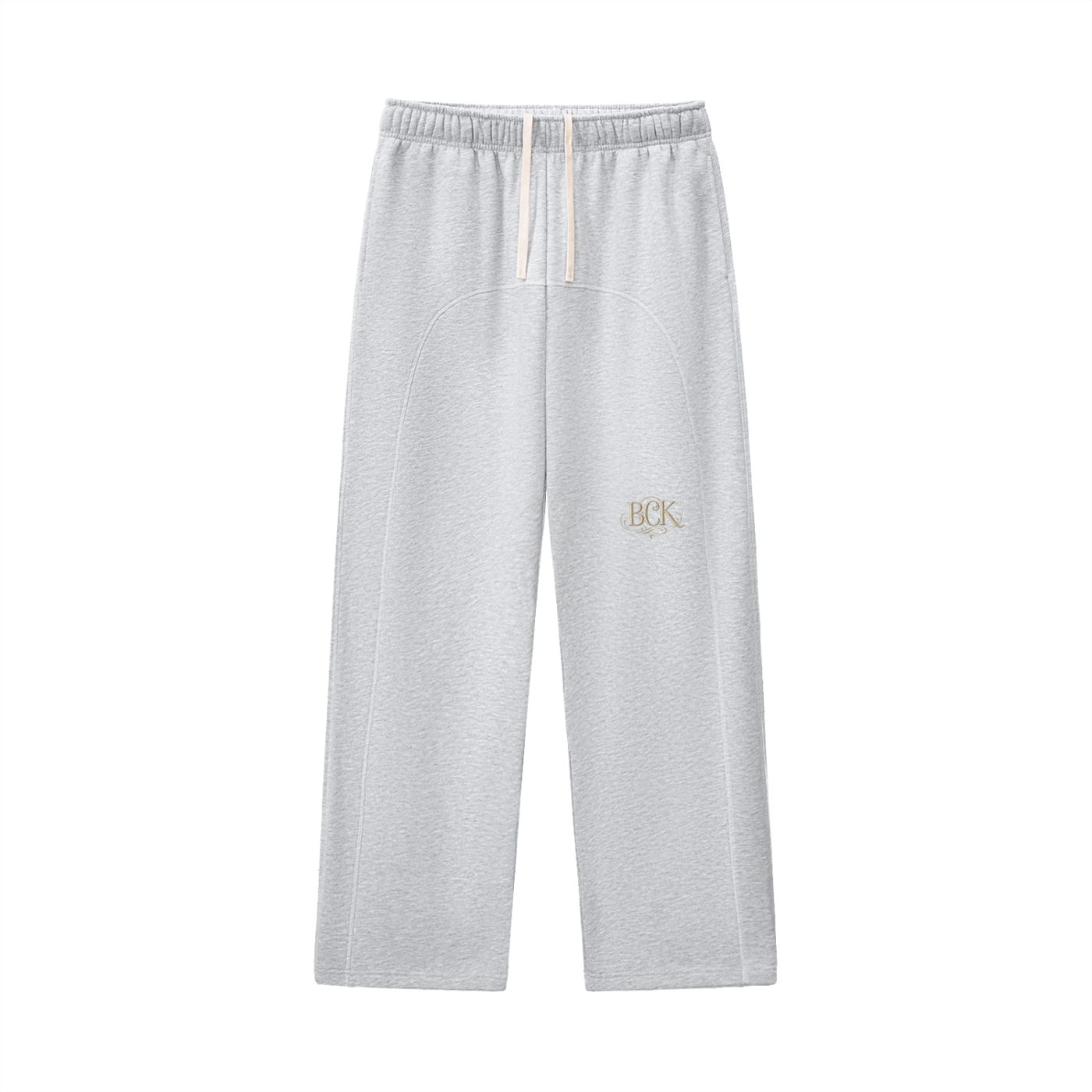 Contrast-Stitched Fleece Sweatpants