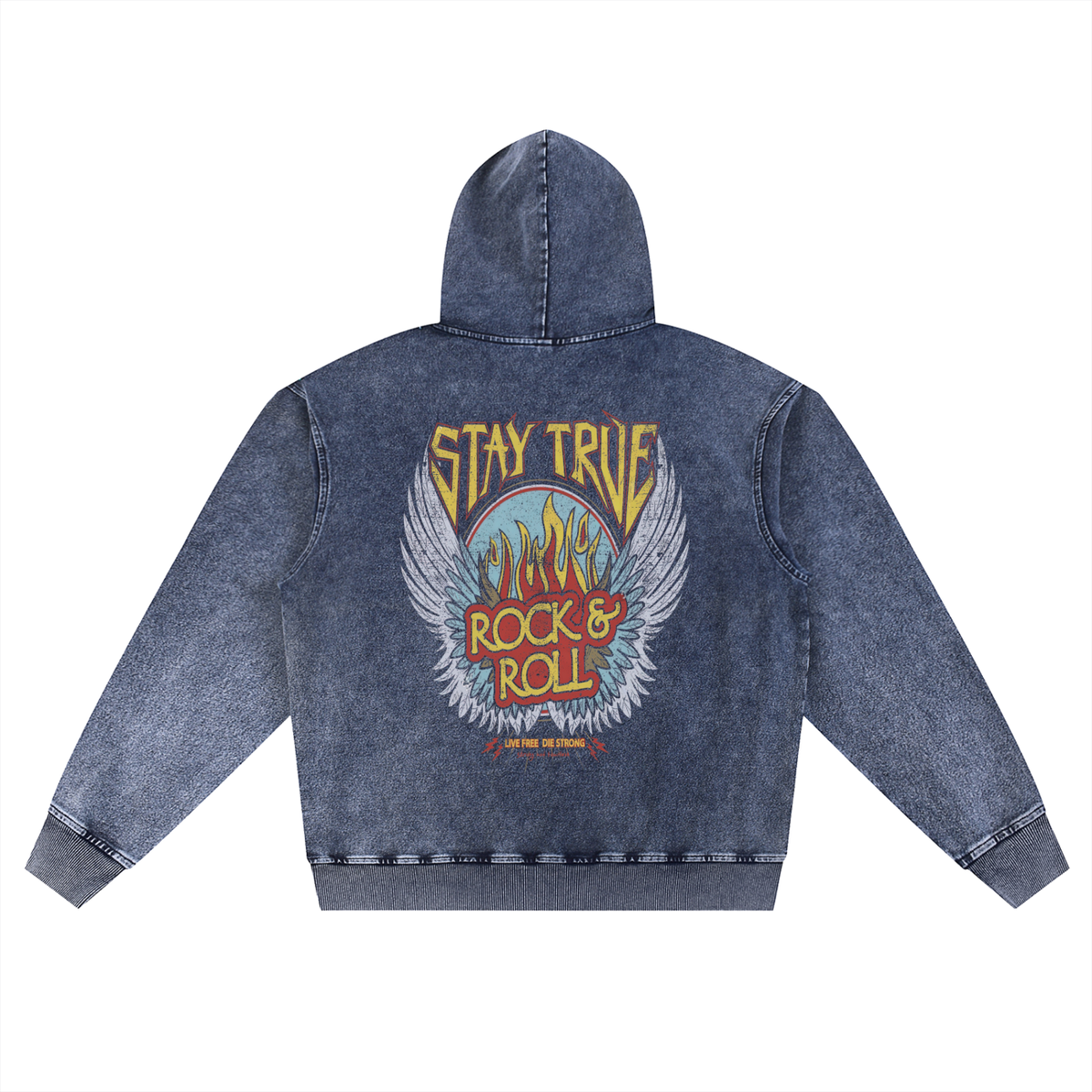 Snow Wash Oversized Hoodie