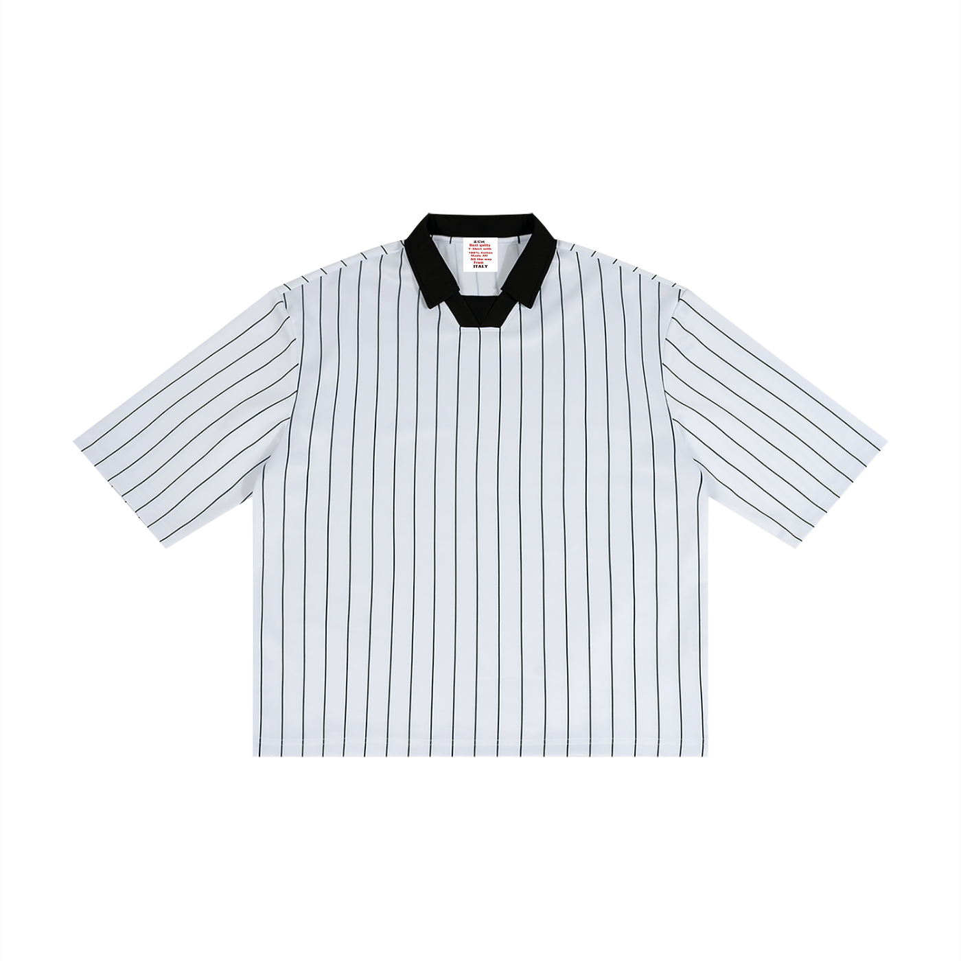 Unisex Pinstripe Collared Soccer Jersey