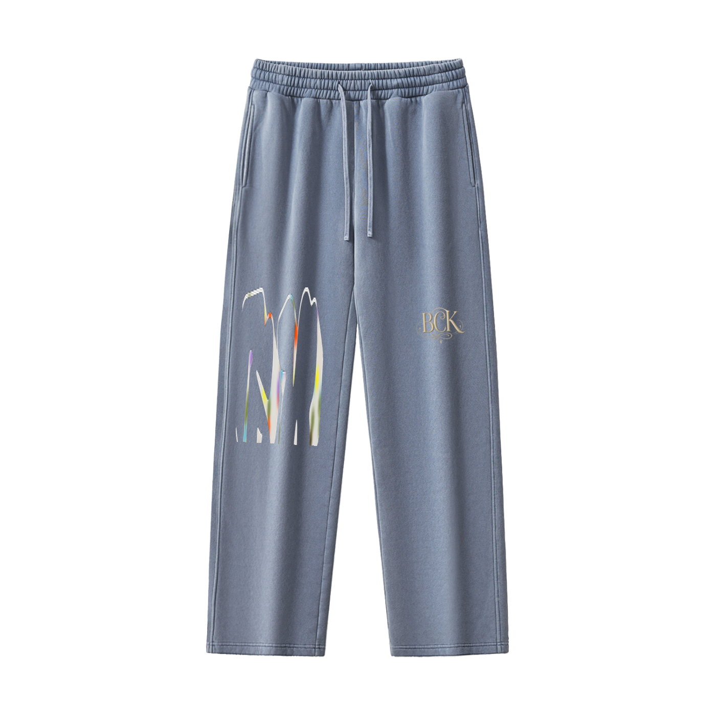 Frayed Enzyme Washed Fleece Sweatpants
