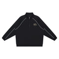 Reflection Striped Raglan Sleeve  Jacket