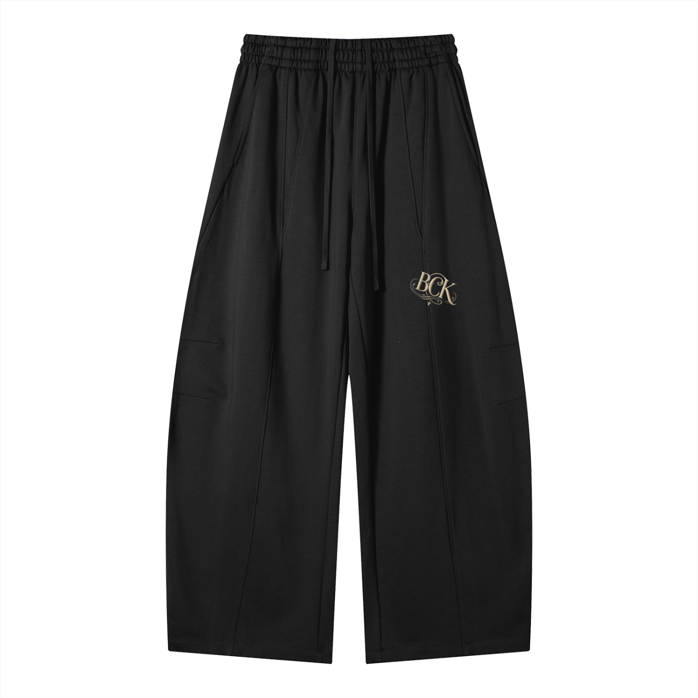 Heavyweight Wide Leg Panel Sweatpants