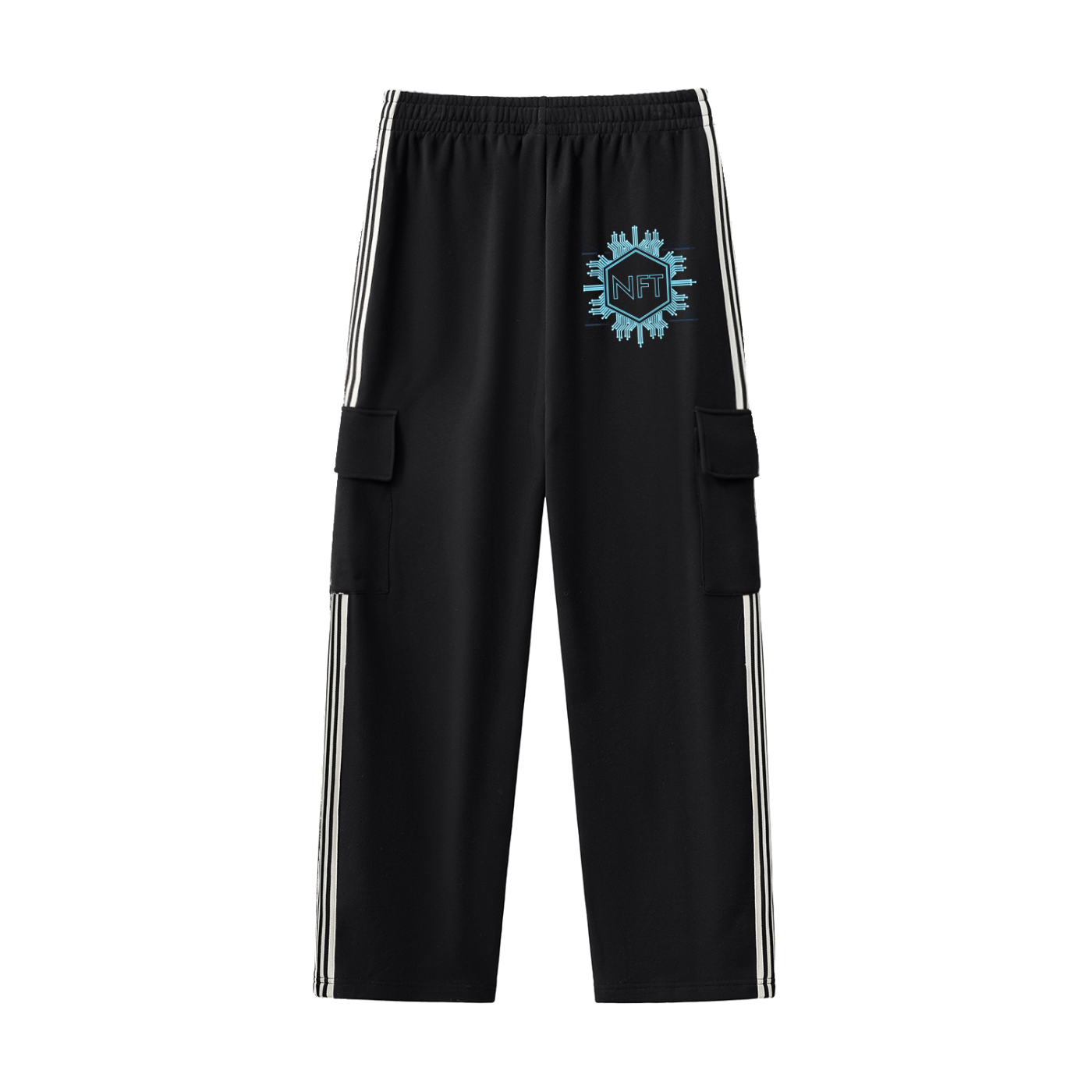 Side Stripe Straight-Leg Pants