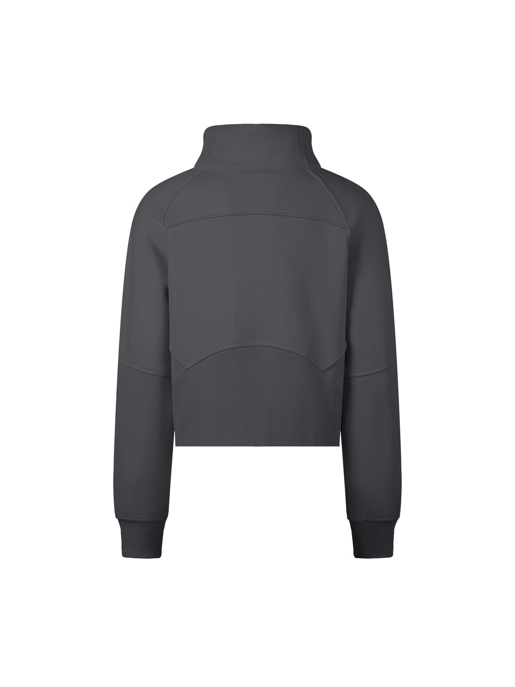 Cropped Half-Zip Sweatshirt