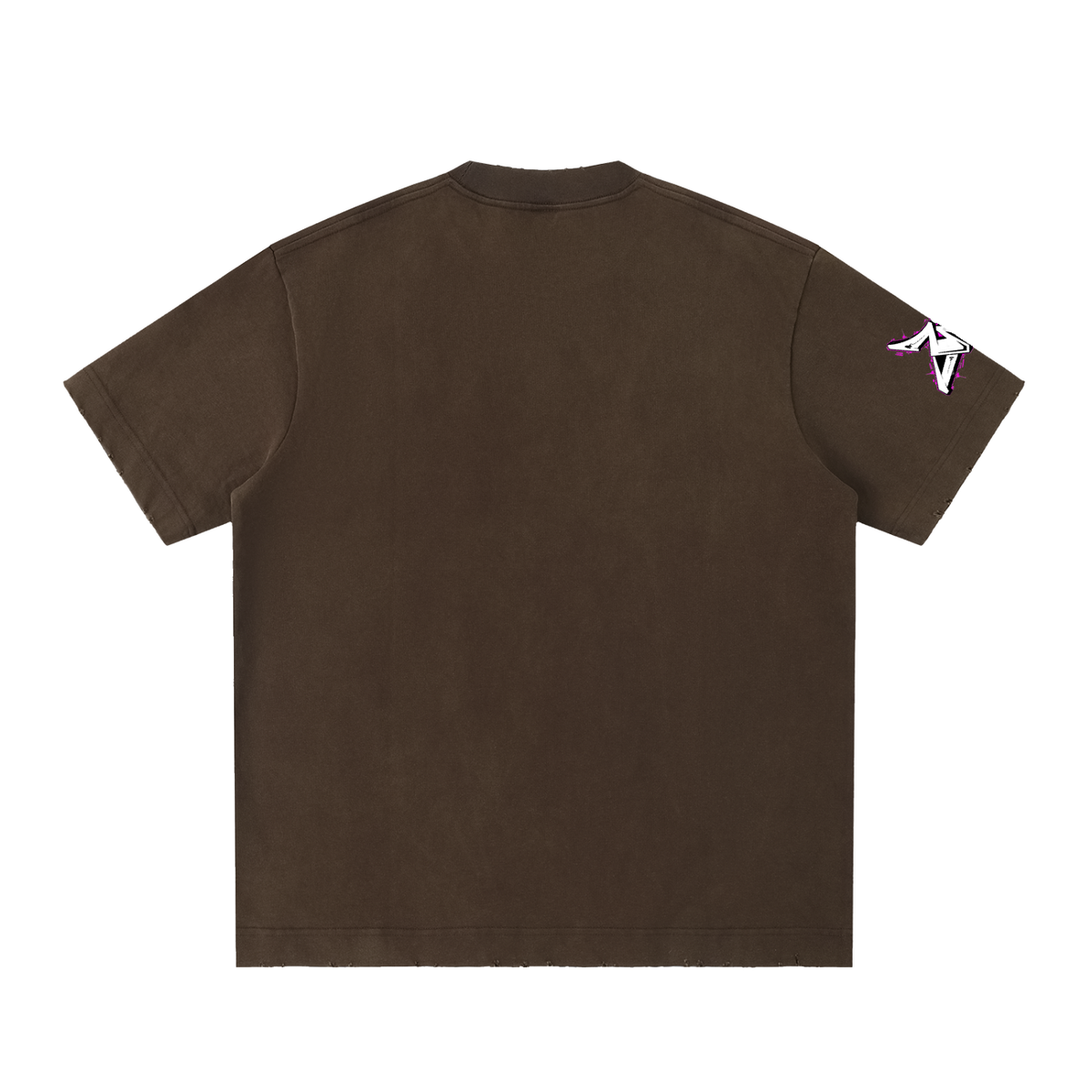 Heavyweight Vintage Washed Frayed T-Shirt