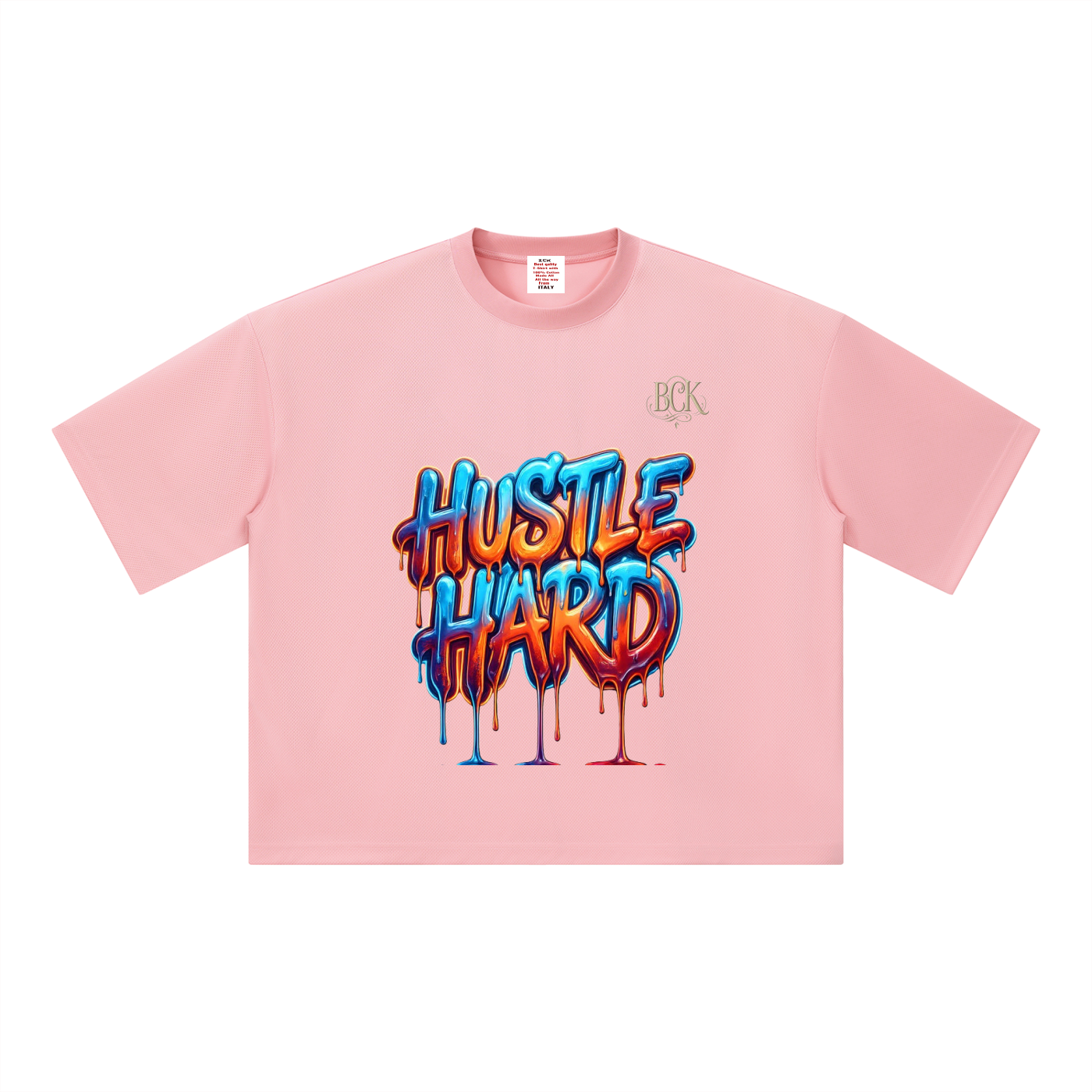 Unisex Boxy Mesh Crewneck T-Shirt