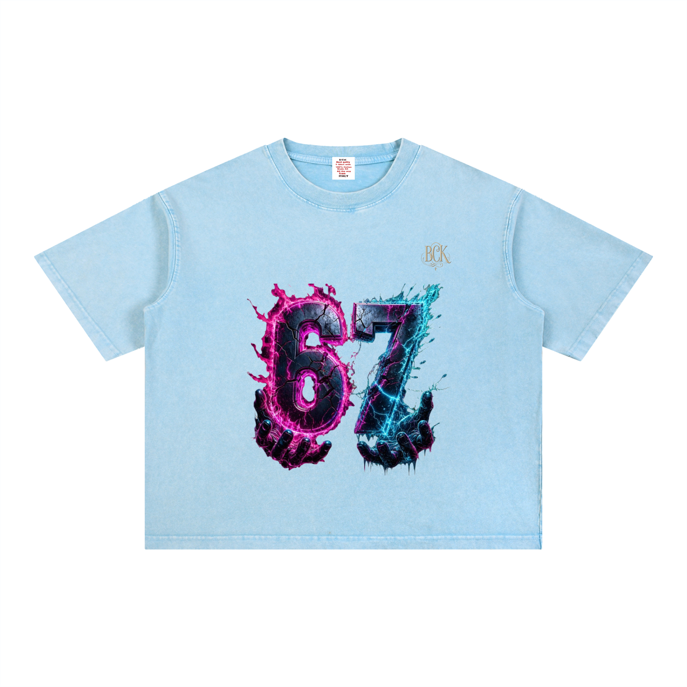 Mineral Wash Boxy Cotton T-Shirt