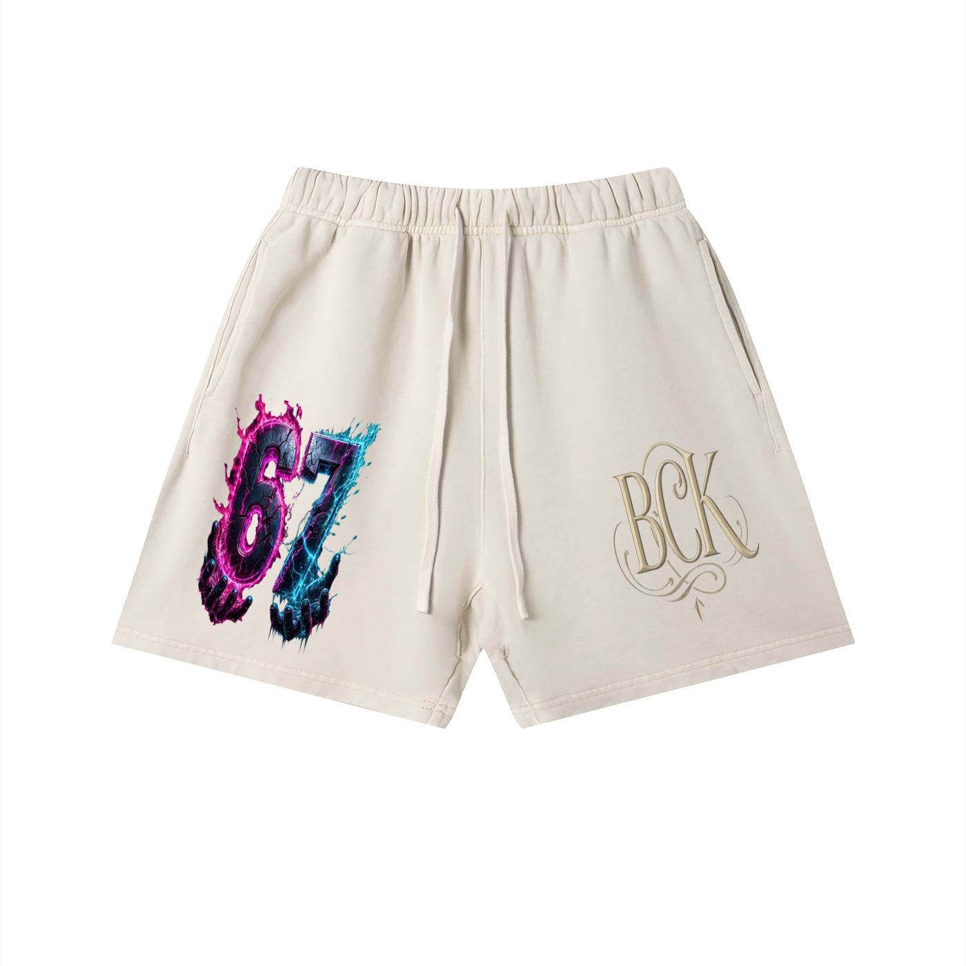 Unisex Vintage Wash Cotton Shorts