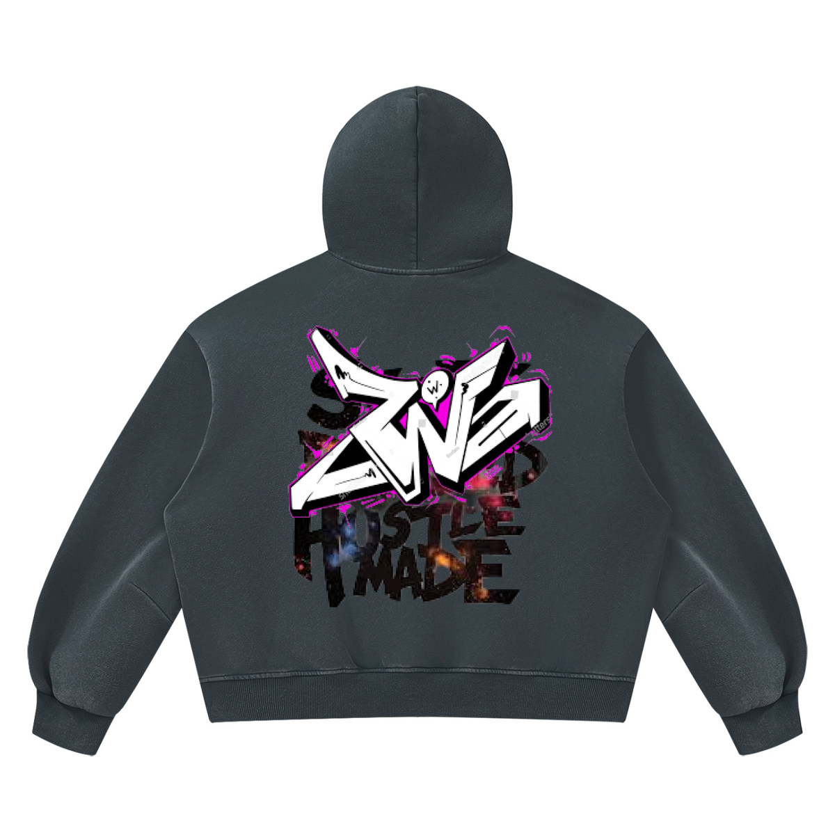 Unisex Vintage Wash Boxy Fleece Hoodie