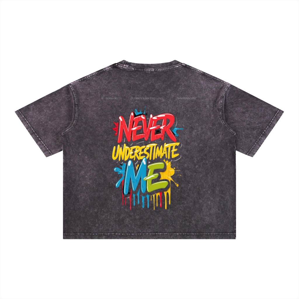 Mineral Wash Boxy Cotton T-Shirt