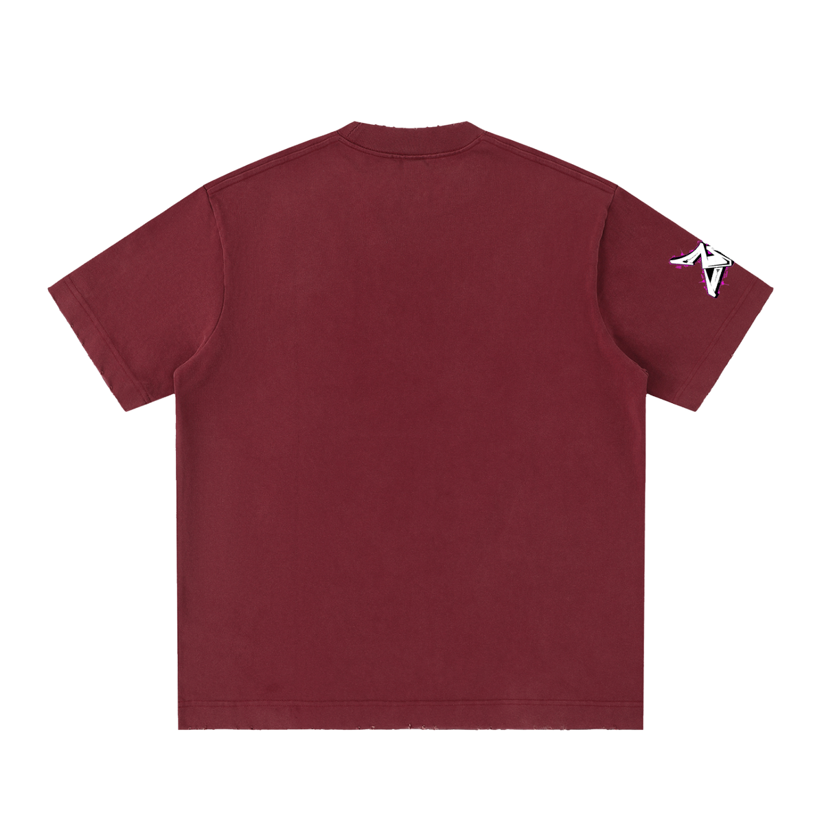Heavyweight Vintage Washed Frayed T-Shirt