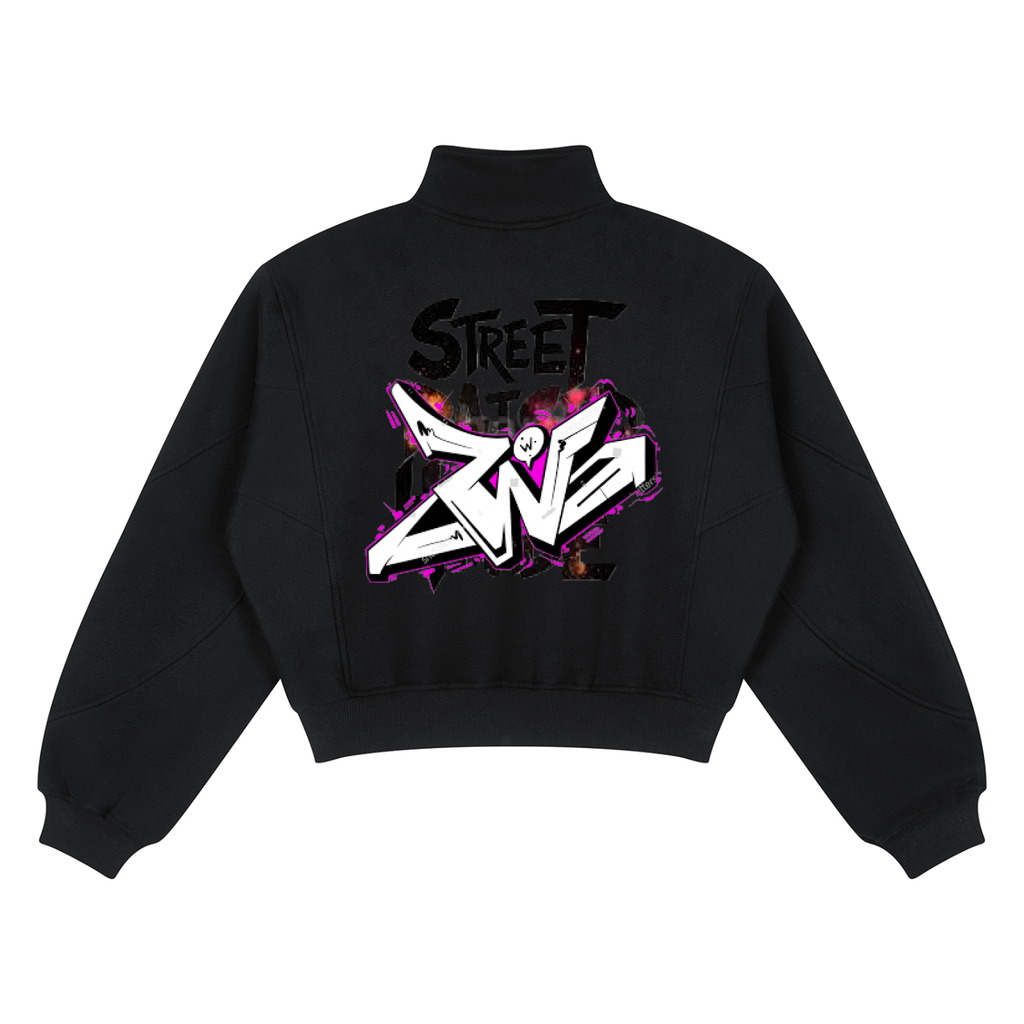 Women’s Loose Fleece Quarter-Zip Sweatshirt