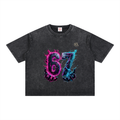 Mineral Wash Boxy Cotton T-Shirt