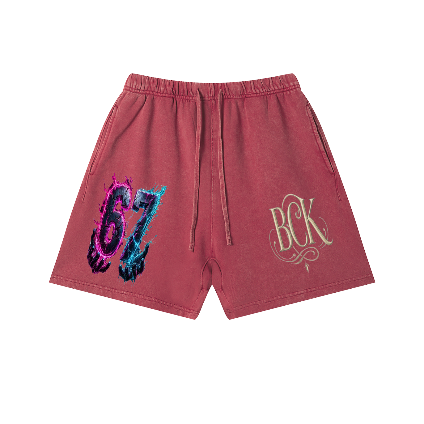 Unisex Vintage Wash Cotton Shorts