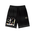 Unisex Sunfade Waffle Raw Hem Shorts