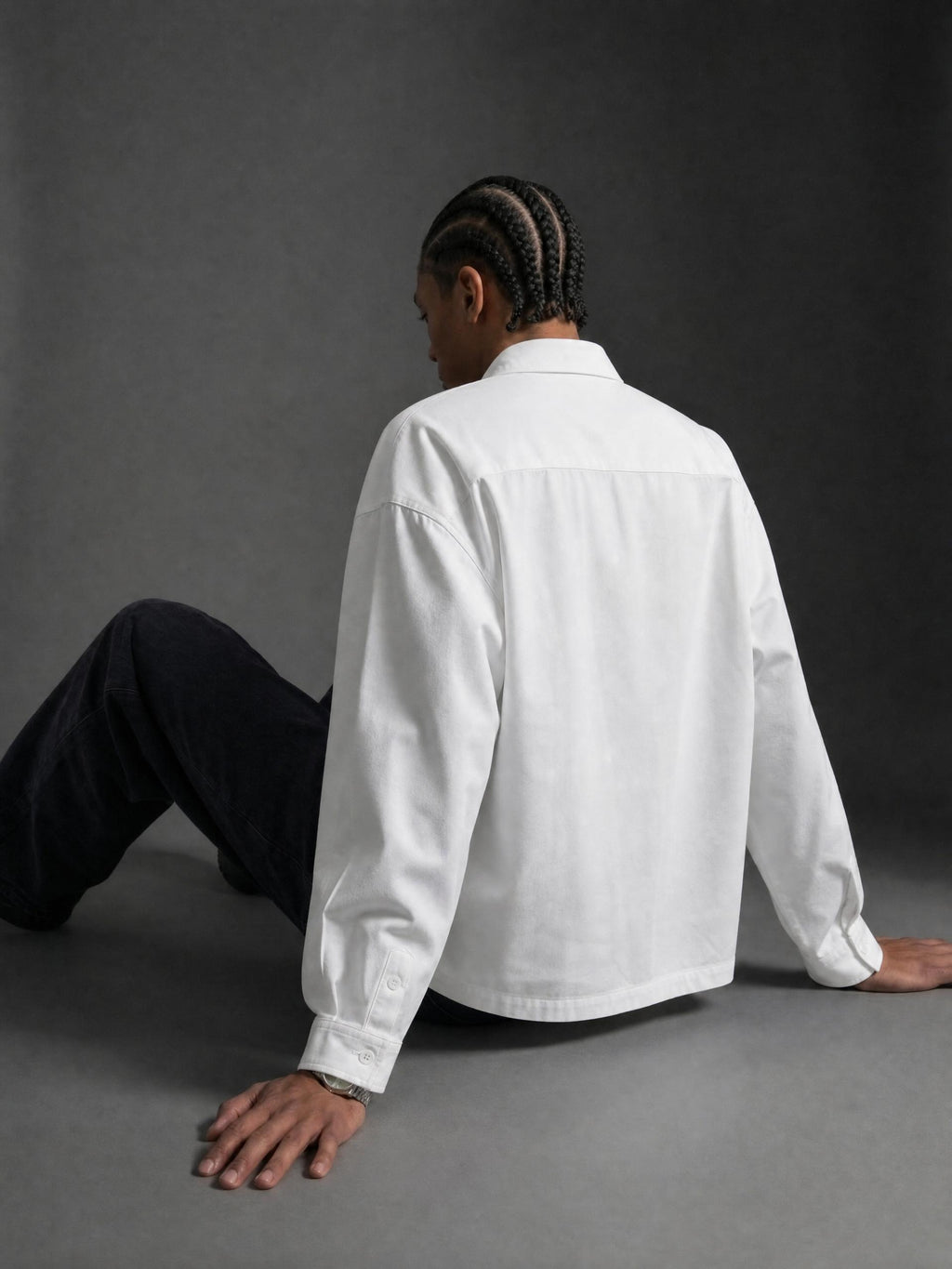 Unisex Boxy Long Sleeve Shirt