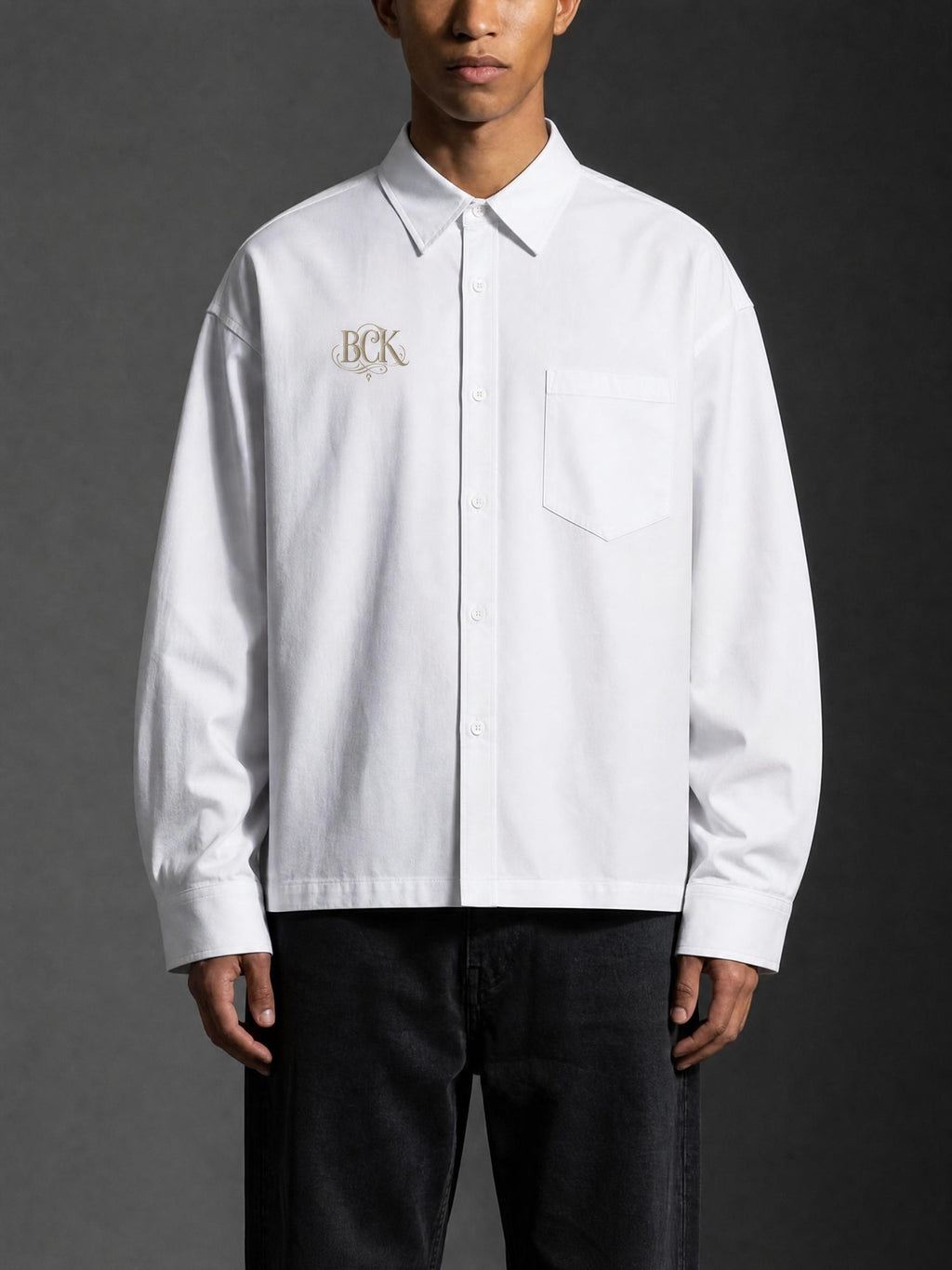 Unisex Boxy Long Sleeve Shirt
