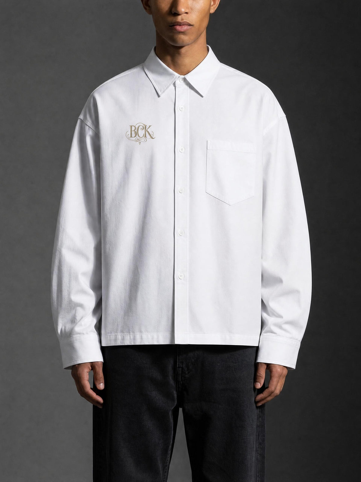 Unisex Boxy Long Sleeve Shirt