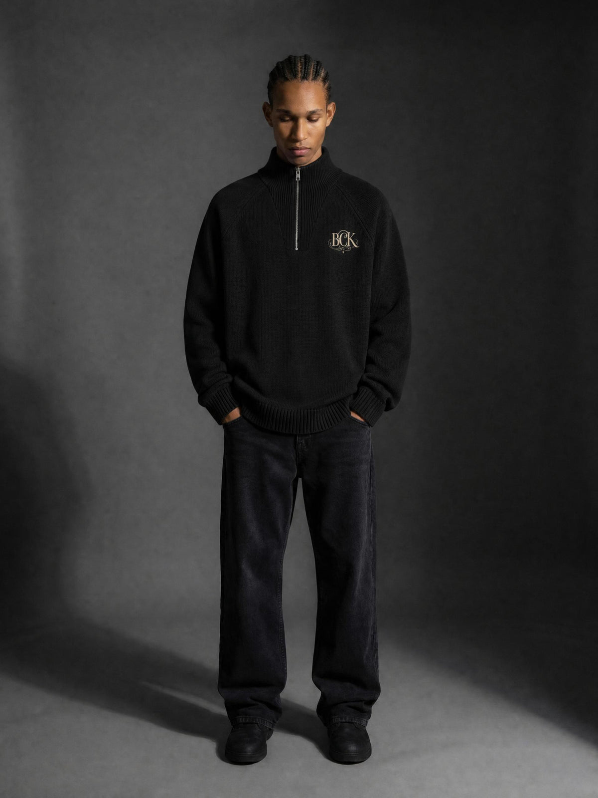 Unisex Quarter-Zip Pullover Sweatshirt