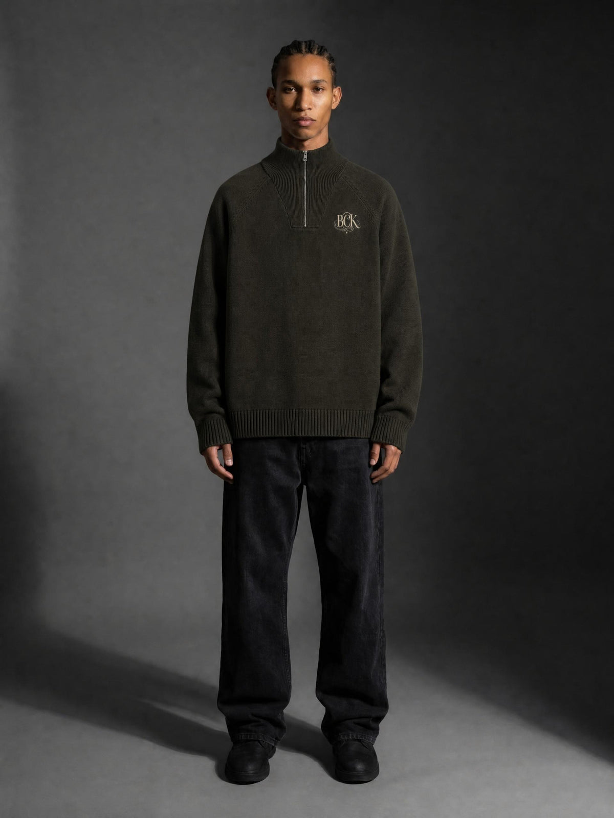 Unisex Quarter-Zip Pullover Sweatshirt