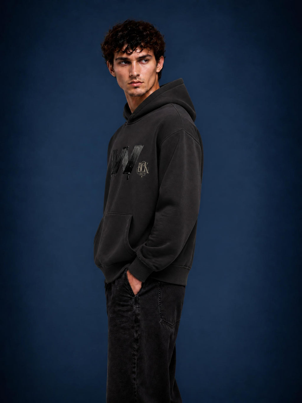Unisex Vintage Wash Boxy Fleece Hoodie