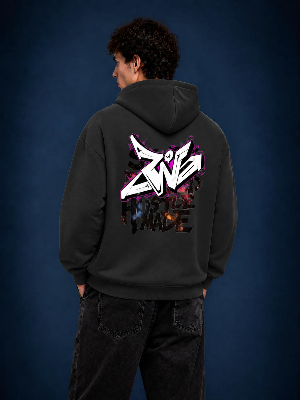 Unisex Vintage Wash Boxy Fleece Hoodie