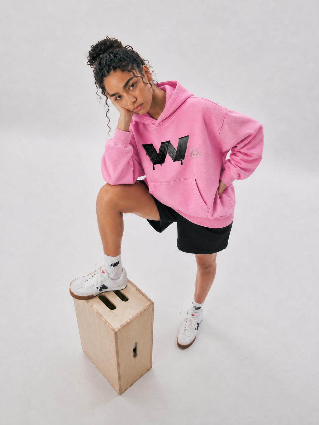 Unisex Vintage Wash Boxy Fleece Hoodie