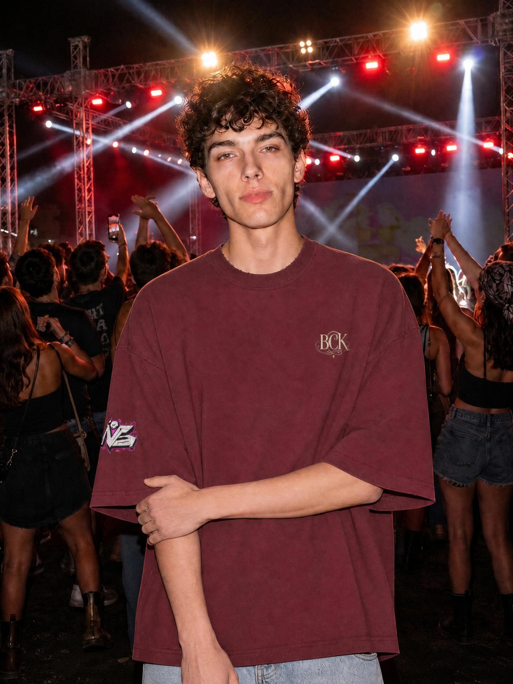Heavyweight Vintage Washed Frayed T-Shirt