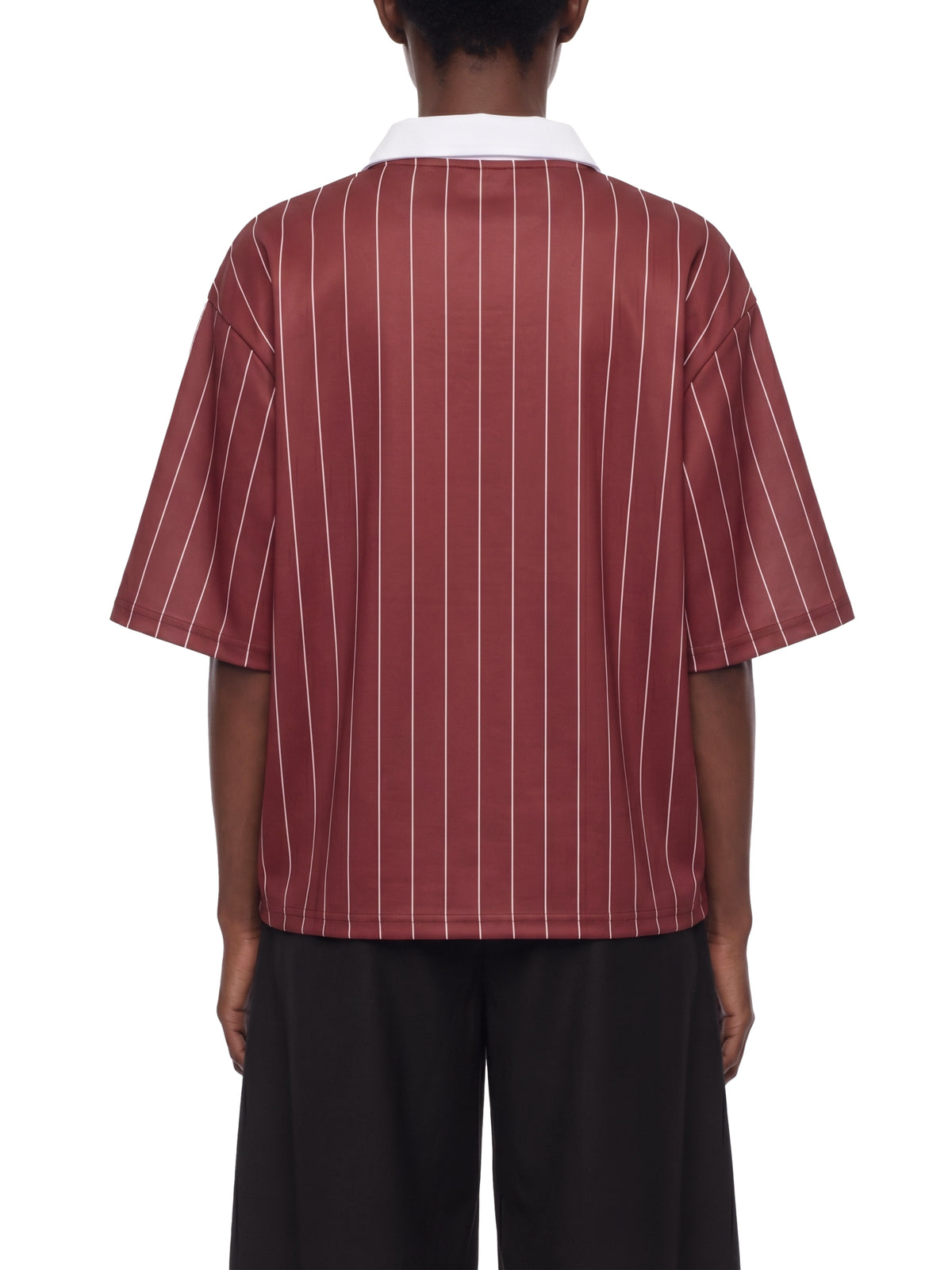 Unisex Pinstripe Collared Soccer Jersey
