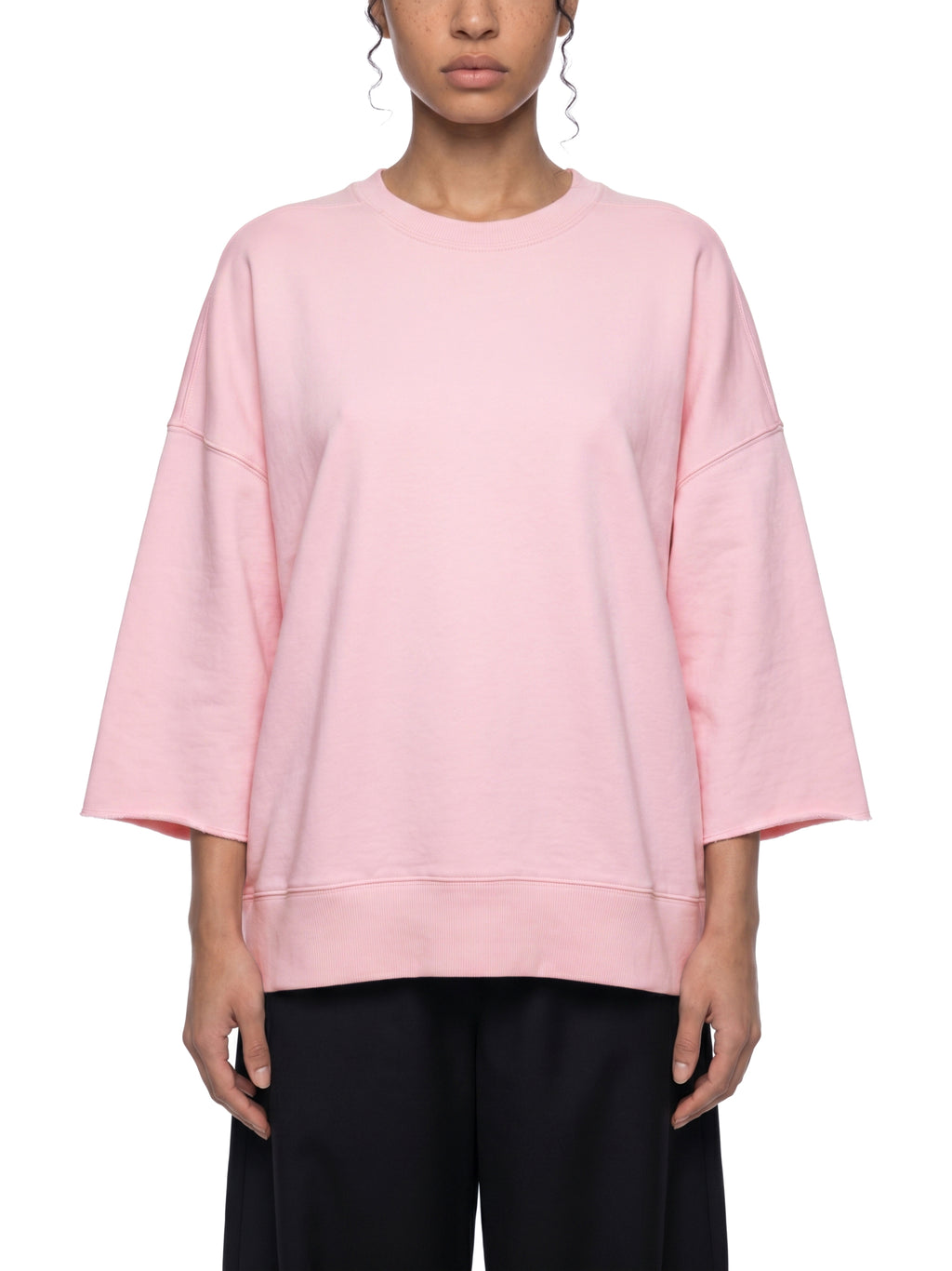Unisex Mineral Wash Boxy Raw Edge T-Shirt