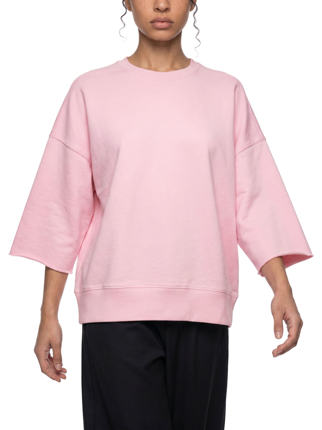 Unisex Mineral Wash Boxy Raw Edge T-Shirt