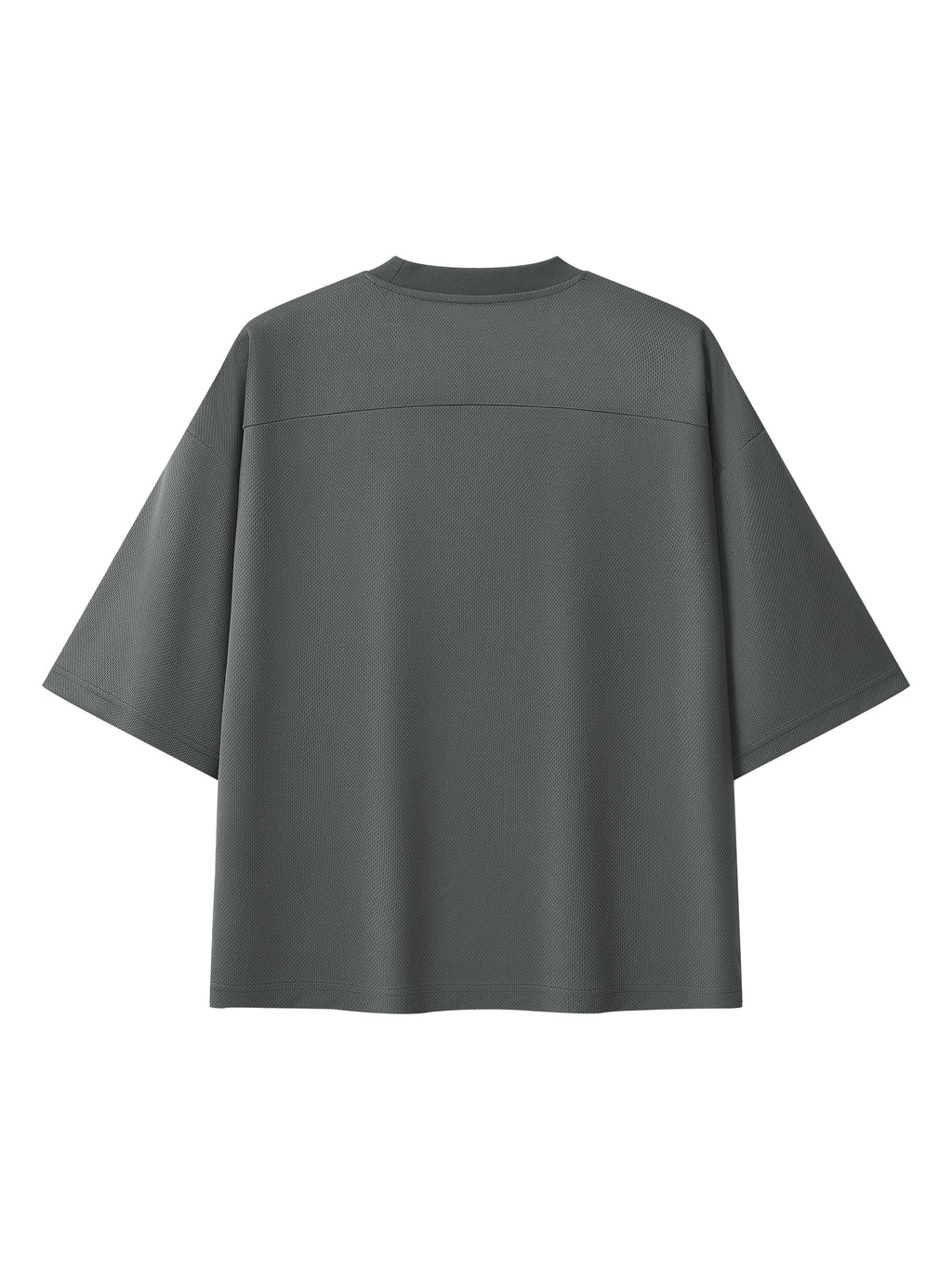 Unisex Boxy Mesh Crewneck T-Shirt